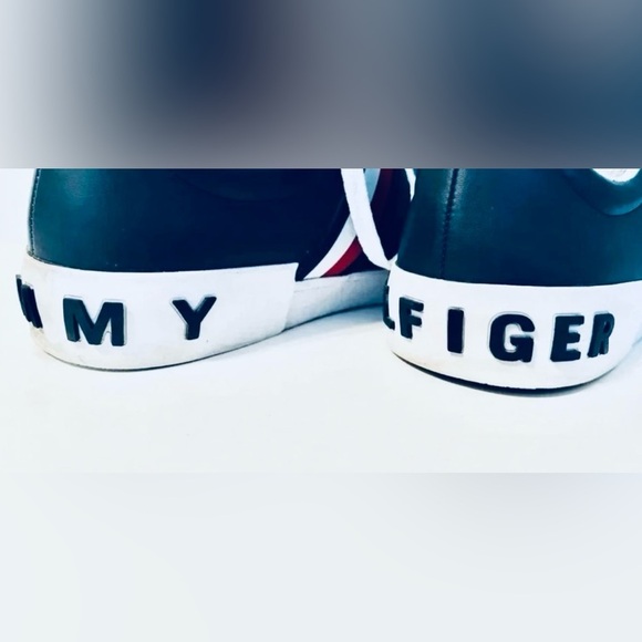 Tommy Hilfiger Ramus Sneakers, Men’s Size 11.5 in Navy Blue, Red, and White. - Picture 4 of 8